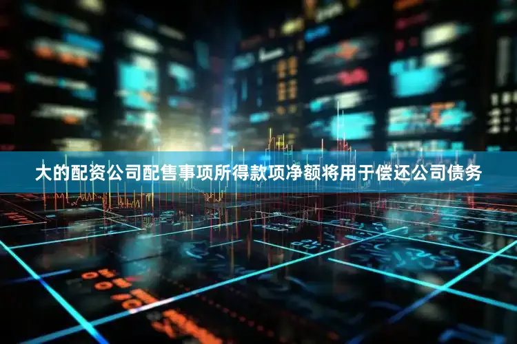 大的配资公司配售事项所得款项净额将用于偿还公司债务